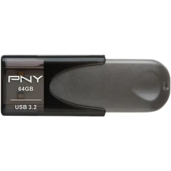 PNY Elite Turbo Attache 4 64GB USB 3.2 Flash Drive